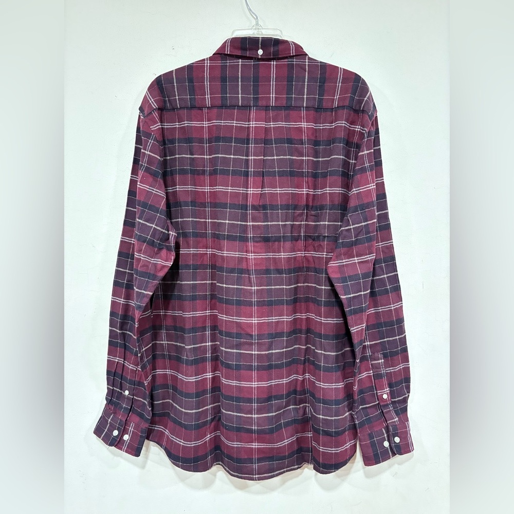 NWT Barbour Kyeloch Tailored Fit Red Wintered Tartan british style Shirt US XL - Picture 3 of 8